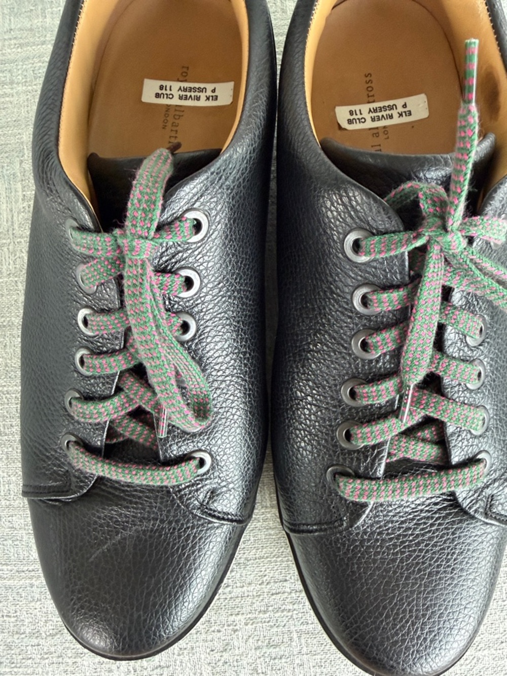 Royal Albartross Bond Golf Shoes Mens 12 Leather Spikeless Sneakers - Picture 5 of 11